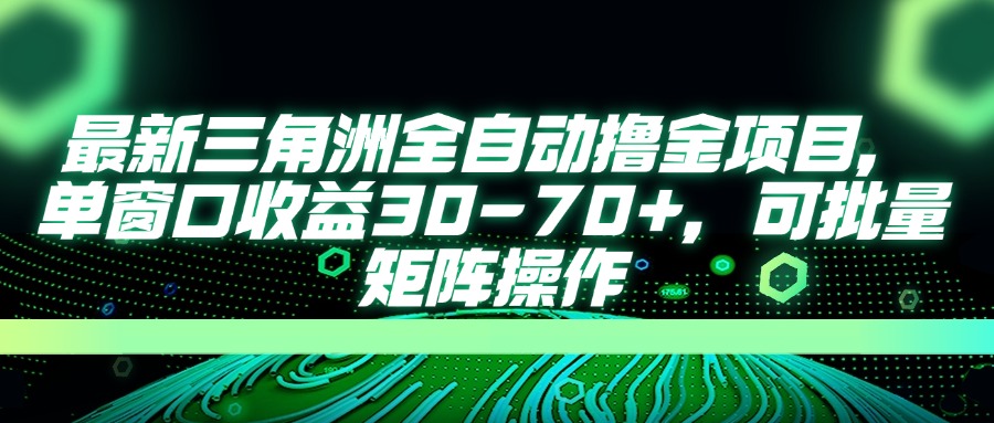 (14191期)最新三角洲全自动撸金项目,单窗口收益30-70+,可批量矩阵操作-第一人副业终点站
