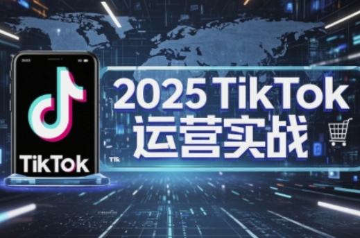 2025TikTok电商运营，掌握TikTok店铺运营核心技巧，实现低成本高转化-第一人副业终点站
