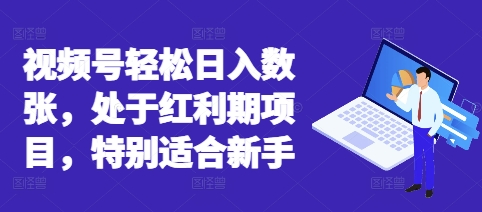 视频号轻松日入数张，处于红利期项目，特别适合新手-第一人副业终点站