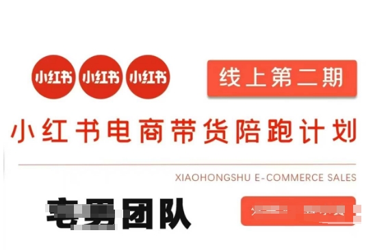 小红书电商带货课2期,月利润20个的小红书电商的有货源,无货源,虚拟产品,付费投流等整套玩法-第一人副业终点站